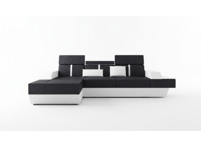 Sofa materiałowa Narożnikowa kanapa Sofa tekstylna Sofa + USB Żywy krajobraz Podkładka wykonana na wymiar