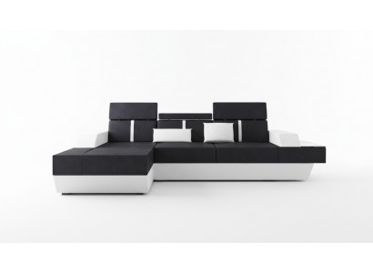 Sofa materiałowa Narożnikowa kanapa Sofa tekstylna Sofa + USB Żywy krajobraz Podkładka wykonana na wymiar