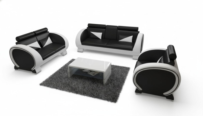 SOFA SKÓRZANA USB DESIGN Ustawić 3+1 ZESTAW TAPICEROWANY na wymiar Podkładka SOFA NOWOŚĆ