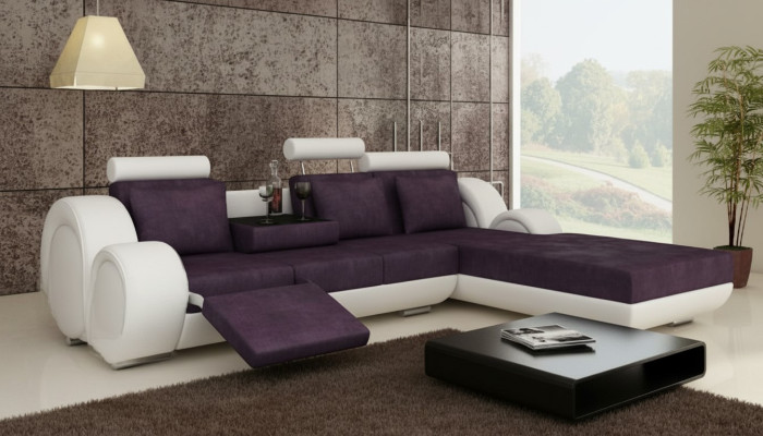SOFA TEKSTYLNA SOFA TKANINOWA Żywy krajobraz ZESTAW KANAŁOWY Narożnikowa kanapa USB na wymiar
