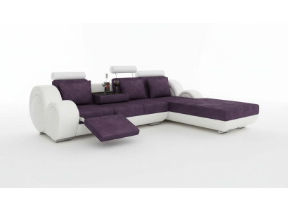 SOFA TEKSTYLNA SOFA TKANINOWA Żywy krajobraz ZESTAW KANAŁOWY Narożnikowa kanapa USB na wymiar