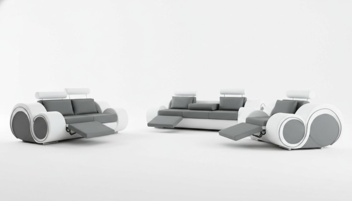 Sofa Podkładka 3+2 Siedziba z USB Sofa Sofa skórzana wykonana na miarę Couch Ustawić Nowość