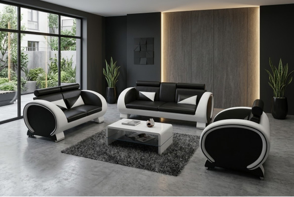 SOFA SKÓRZANA 3+1 KANAPA ZESTAW TAPICEROWANIA Podkładka SOFA SOFA SKÓRZANA SOFA PROJEKTANTSKA z USB