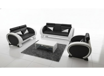 SOFA SKÓRZANA 3+1 KANAPA ZESTAW TAPICEROWANIA Podkładka SOFA SOFA SKÓRZANA SOFA PROJEKTANTSKA z USB