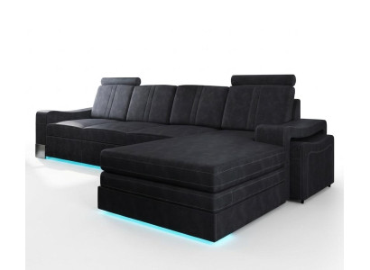 Kanapa materiałowa z sofą USB Podkładka Ustawić Narożnik Nowa kanapa tekstylna narożna sofa materiałowa