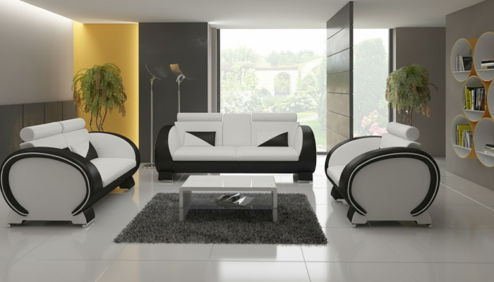 Sofa skórzana sofa + sofa USB 3 miejsce do siedzenia kanapa relaksacyjna z funkcją baru projektant Ustaw