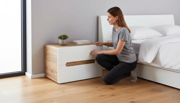 Design Szafa Apteki Szafki Zasłony Design Dekoracyjny Drewno Półka Ściana
