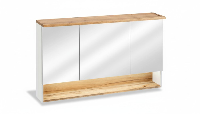 Szafka lustrzana Szafka ścienna Szafka łazienkowa z Lustro 120 cm LED