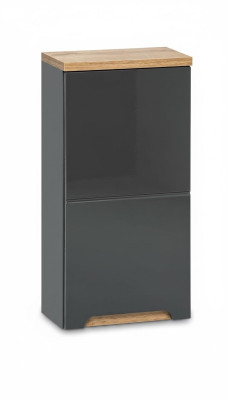Półka łazienkowa wisząca wysoka szafka łazienkowa 35 x 20 x 70 cm wisząca szafka łazienkowa
