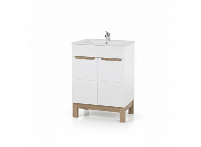 Umywalka Umywalka Szafka stojąca Umywalka Łazienka Umywalki ceramiczne 60cm