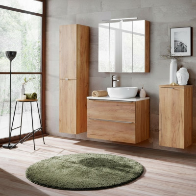 Design Łazienka Meble łazienkowe 4 szt. Zestaw Ustawić Szafę Umywalkową
