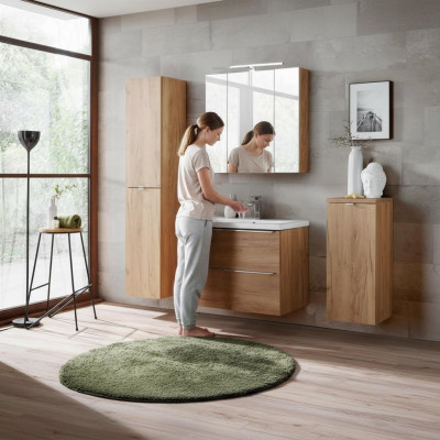 Design Łazienka Meble łazienkowe 4 szt. Zestaw Ustawić Szafę Deco Umywalkę