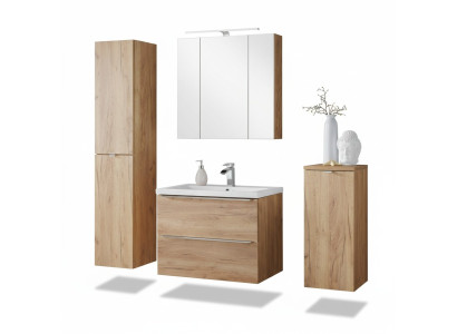 Design Łazienka Meble łazienkowe 4 szt. Zestaw Ustawić Szafę Deco Umywalkę