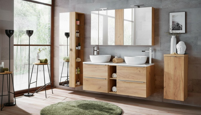 Design Łazienka Meble Łazienka 8 szt. Zestaw Ustawić Szafę Umywalkową