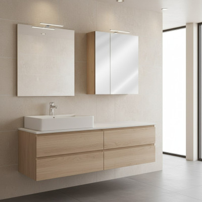 Szafka lustrzana Szafka łazienkowa lustro 60x16x75 cm Szafki