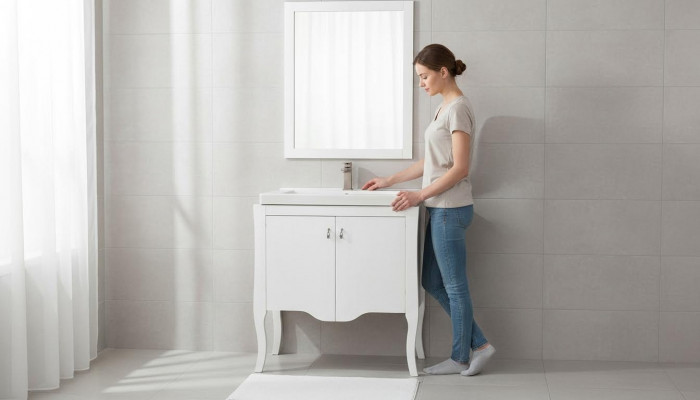 Umywalkka Szafa Półka Szafki 79cm Umywalkka Umywalka