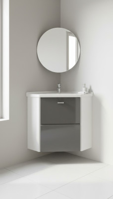 Narożnik Umywalka Umywalka z szafką stojącą 40 cm Umywalka Narożnik Umywalka ceramiczna