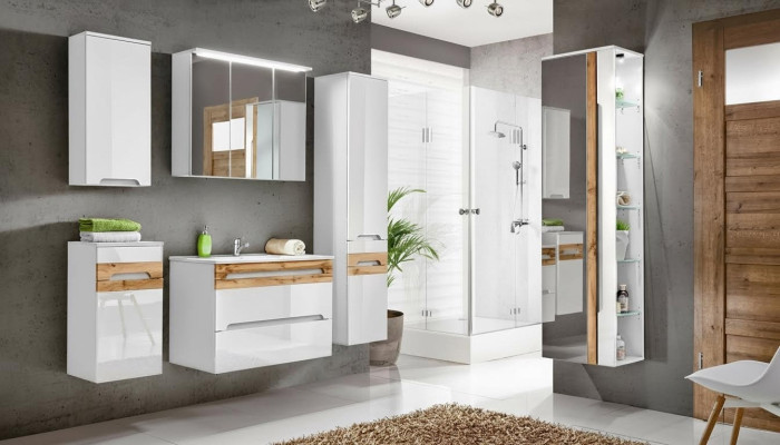Design Łazienka Meble Łazienka 5 szt. Zestaw dekoracji Ustawić Szafę Umywalkową