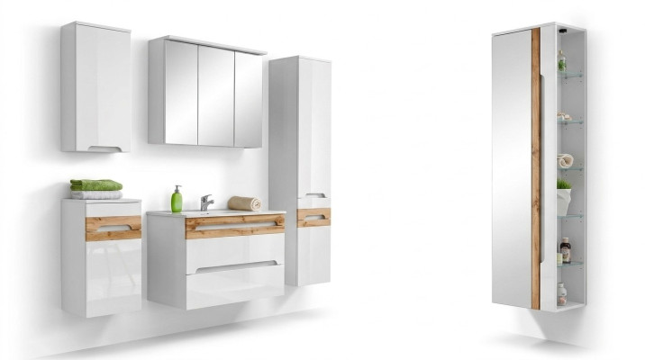 Design Łazienka Meble Łazienka 5 szt. Zestaw dekoracji Ustawić Szafę Umywalkową