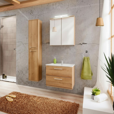 Design Łazienka Meble łazienkowe 3 szt. Zestaw dekoracji Ustawić Szafę Umywalkową