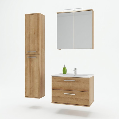 Design Łazienka Meble łazienkowe 3 szt. Zestaw dekoracji Ustawić Szafę Umywalkową