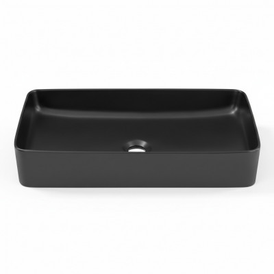 Czarna ceramiczna przystawka Tabela dysk Umywalkowa Umywalka