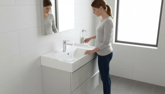 Umywalka Ceramiczna Umywalka Nowoczesna Dekoracyjna Umywalka Nablatowa Biały