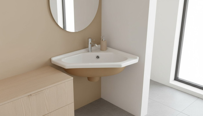 Umywalka narożna ceramiczna Umywalka Umywalka nablatowa Umywalka
