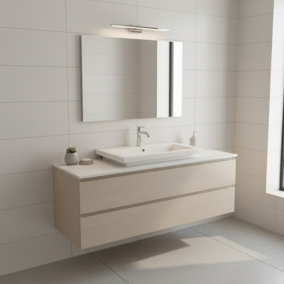 Dekoracja ceramiczna Umywalka Umywalka Umywalka nablatowa Biały Umywalka