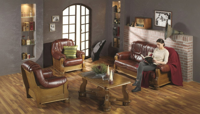 Classic Ustawić 3+2+1 miejsce do siedzenia Zestaw sofowy Sofa Sofa 100% Skóra Sofa Podkładka