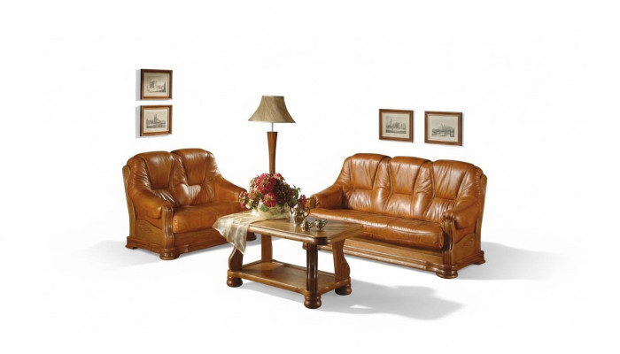 Ustawić 3+2 miejsce do siedzenia Sofa Podkładka Siedziba Zestaw 100% Włoski Skóra Obcios