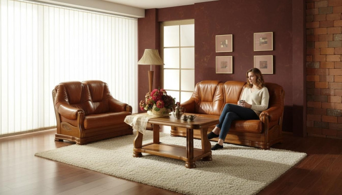 Sofa dwuosobowa 2 miejsce do siedzenia Sofy klasyczne Nowe kanapy (rez 3+1 osobowa) Podkładka