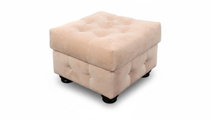 Podnóżek XXL Club Lounge Stołek Włókienniczy Ottoman Design Pufa Ottoman Nowy