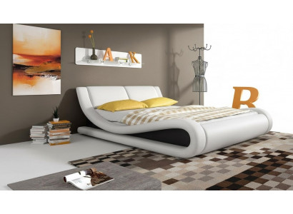 Łóżko tapicerowane łóżko Łóżko Podkładka sztuczna skóra Designer Hotel Double Luxury Design