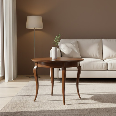 Okrągłe stoły Okrągłe jadalnia Okrągły Designerskie Tabela Drewno Wysoki Połysk 95/295cm Meble