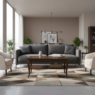 Barokowy Rokoko Extra Class stolik kawowy Drewno Tabela Side Sofa Stoły