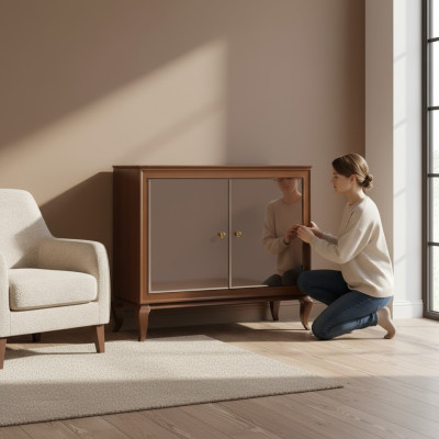 Design Klasyczna Kredens Komody Antyk Office Szafa Komoda Komoda