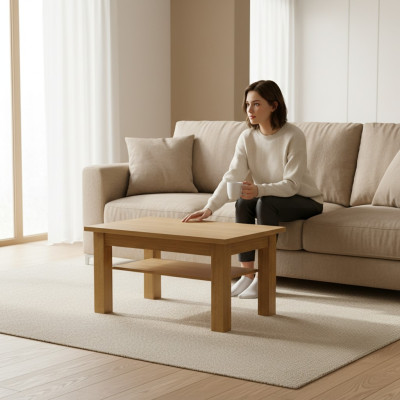 stolik kawowy Stolik Office Living Room Design Stoliki do poduszki Skóra Sofa stoły
