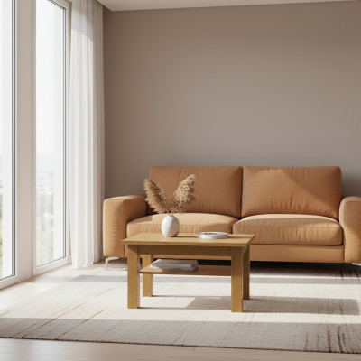 stolik kawowy Stolik Office Living Room Design Stoliki do poduszki Skóra Sofa stoły