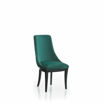 Green Fotel 4x Luksusowa Klasyczna jadalnia Krzesło Krzesła Siedziba Modern Solidny Drewno