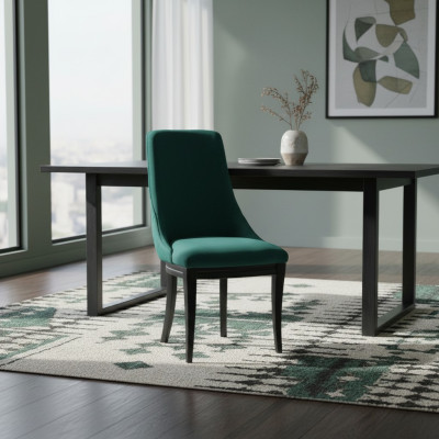 Green Fotel 8x Luxury Classic jadalnia Krzesło Krzesła Siedziba Modern