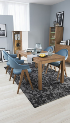 Zestaw 4x Krzesło Luxury Design Podkładka Solidny Drewno Krzesła Siedziba Office Office jadalnia