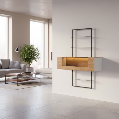 Projektant Szafa Przegródka Ściana Półki Living Pokój Szafki System Meble Biurowe 160cm