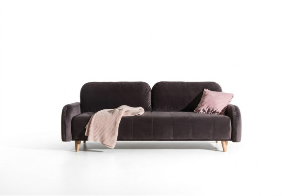 Luksusowa duża rozkładana sofa wykonana jest z wysokiej jakości materiału