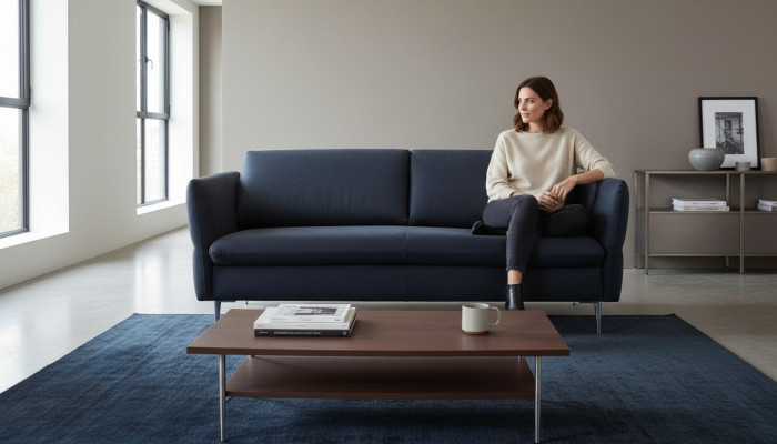 trzyosobowa 3 miejsce do siedzenia Sofa Żywy krajobraz Ustawić Materiał Podkładka Couch Design nowość