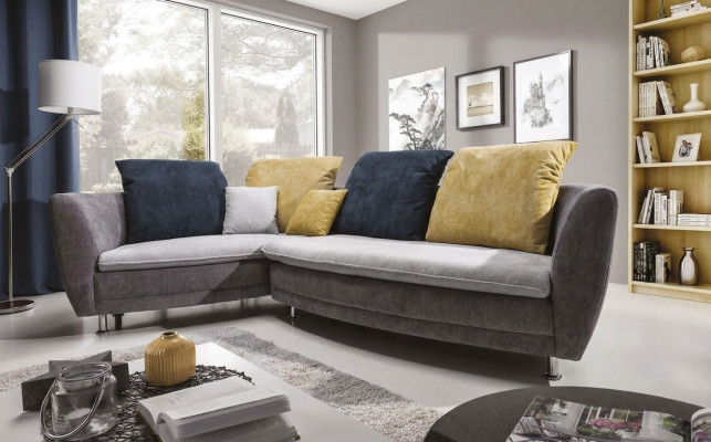 Żywy krajobraz Skóra Narożnik Sofy Ustawić L Shape Nowa Narożnikowa kanapa Sofa Couch Podkładka