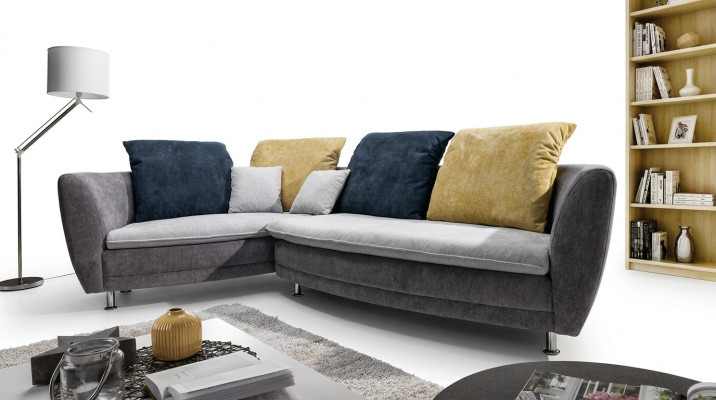 Żywy krajobraz Skóra Narożnik Sofy Ustawić L Shape Nowa Narożnikowa kanapa Sofa Couch Podkładka
