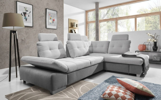 Narożnikowa kanapa Sofa w kształcie litery L Żywy krajobraz Ustawić Materiał sofy funkcja spania kanapa