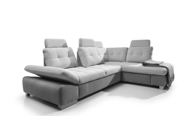 Narożnikowa kanapa Sofa w kształcie litery L Żywy krajobraz Ustawić Materiał sofy funkcja spania kanapa
