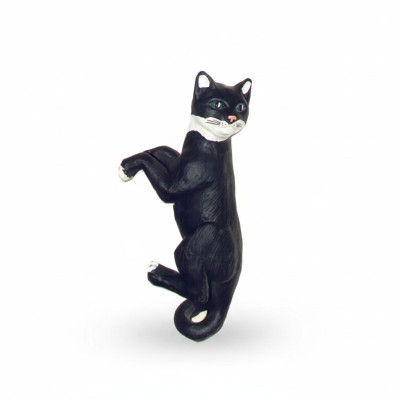 Dekoracja Ogrodu Plastikowe Figury Ręcznie Malowane Figurki Statue Kot Wiszący 60cm
